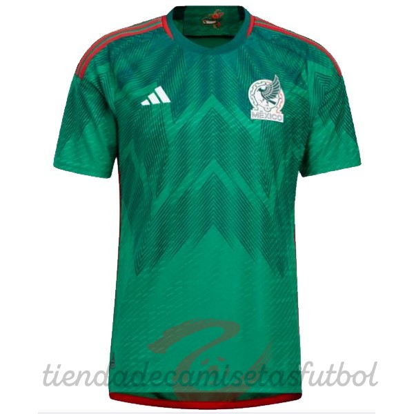 Tailandia Casa Camiseta Mexico 2022 Verde Camisetas Originales Baratas