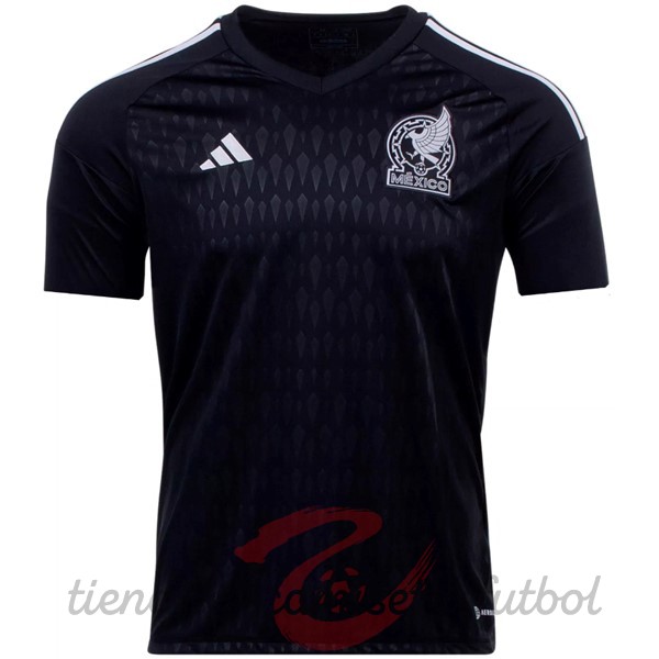 Tailandia Portero Camiseta Mexico 2022 Negro Camisetas Originales Baratas