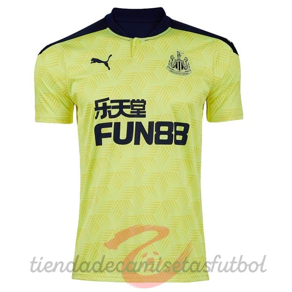 Segunda Camiseta Newcastle United 2020 2021 Amarillo Camisetas Originales Baratas