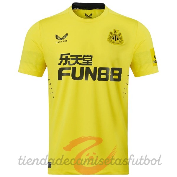 Tailandia Portero Camiseta Newcastle United 2022 2023 Amarillo Camisetas Originales Baratas