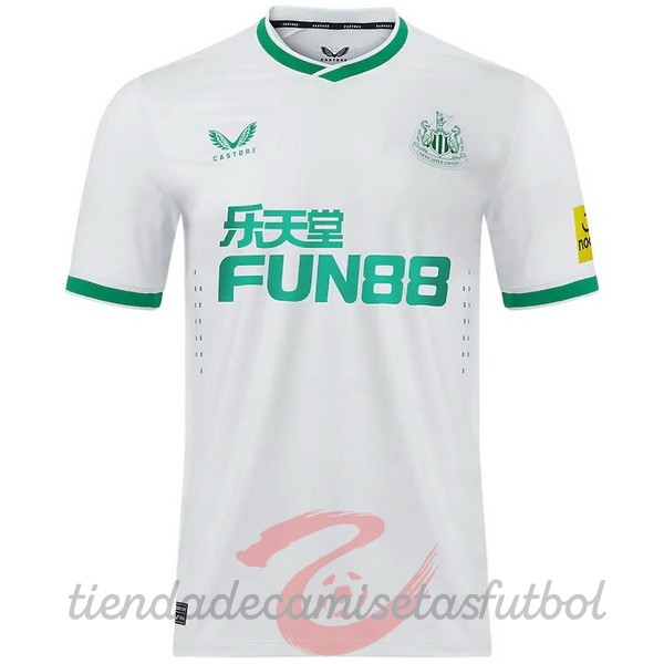 Tailandia Segunda Camiseta Newcastle United 2022 2023 Blanco Camisetas Originales Baratas