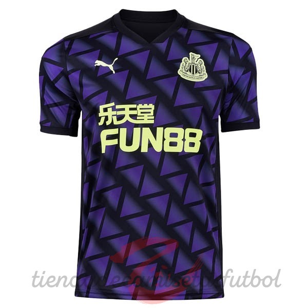Tercera Camiseta Newcastle United 2020 2021 Purpura Camisetas Originales Baratas