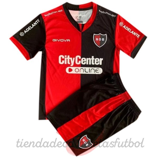 Casa Conjunto De Niños Newell's Old Boys 2022 2023 Rojo Camisetas Originales Baratas