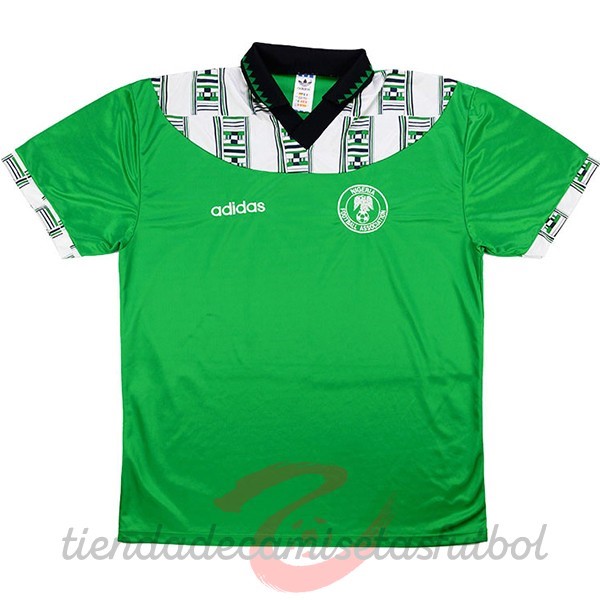 Casa Camiseta Nigeria Retro 1994 Verde Camisetas Originales Baratas