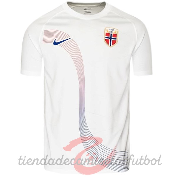 Tailandia Segunda Camiseta Noruega 2022 Blanco Camisetas Originales Baratas