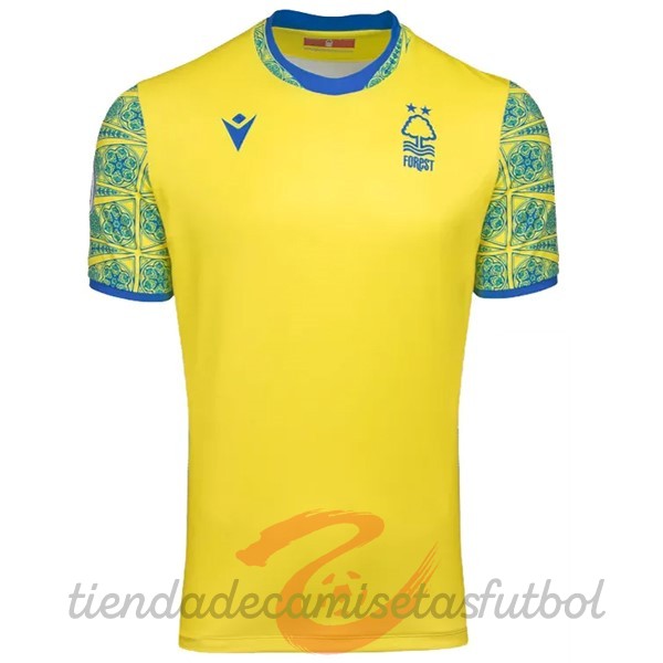 Tailandia Segunda Camiseta Nottingham Forest 2022 2023 Amarillo Camisetas Originales Baratas