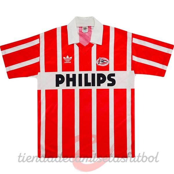 Casa Camiseta PSV Retro 1990 1992 Rojo Blanco Camisetas Originales Baratas