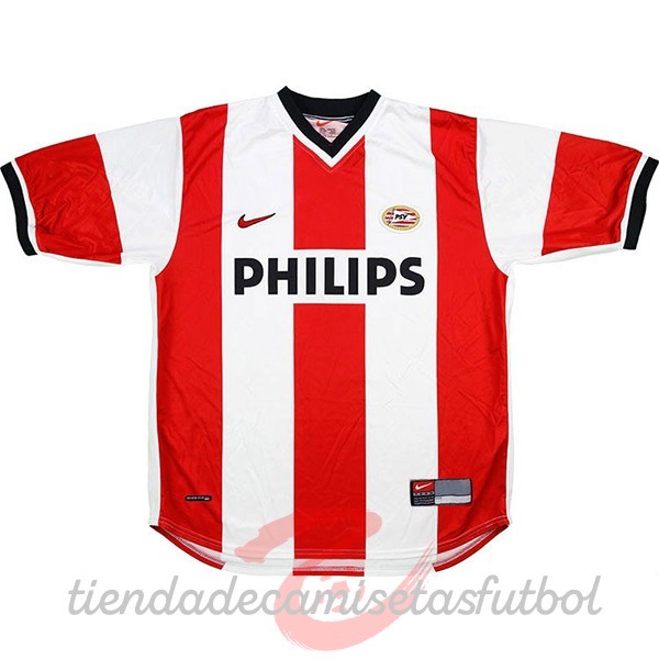 Casa Camiseta PSV Retro 1998 2000 Rojo Blanco Camisetas Originales Baratas