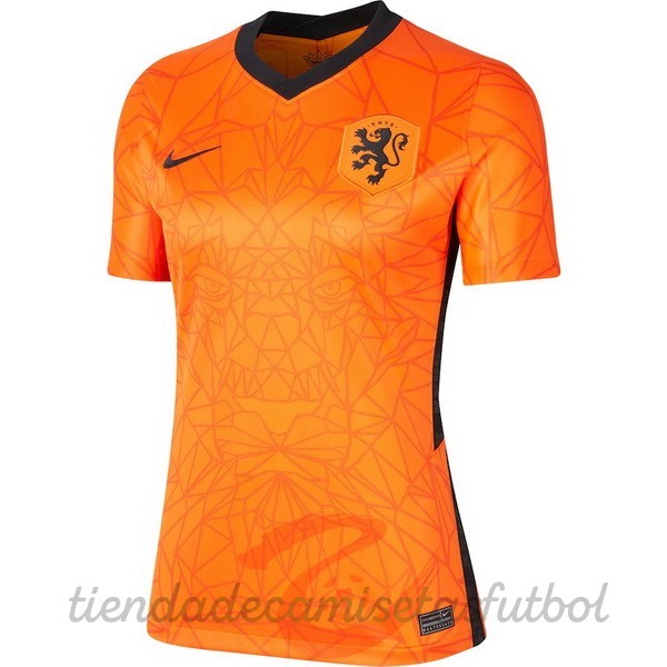 Casa Camiseta Mujer Países Bajos 2020 Naranja Camisetas Originales Baratas