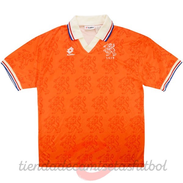 Casa Camiseta Países Bajos Retro 1995 Naranja Camisetas Originales Baratas