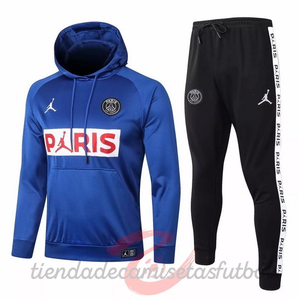 Chandal Paris Saint Germain 2020 2021 Azul Blanco Negro Camisetas Originales Baratas