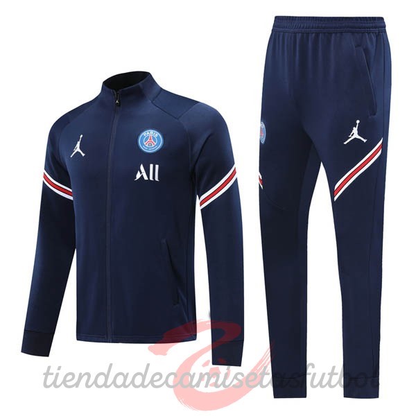 Chandal Paris Saint Germain 2020 2021 Azul Marino Camisetas Originales Baratas