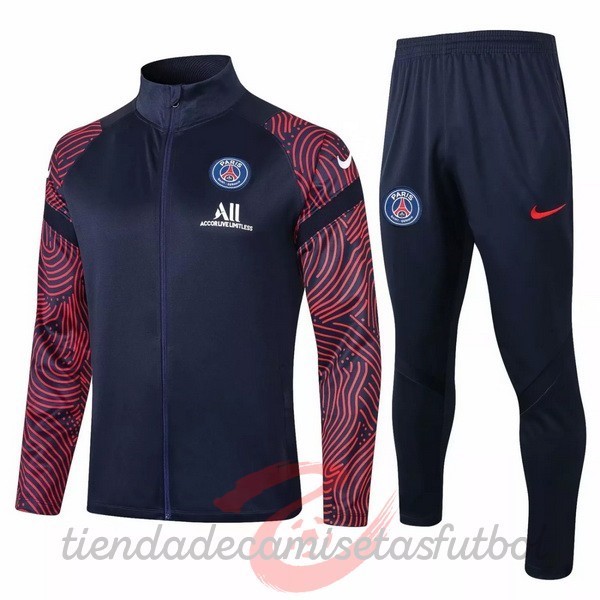 Chandal Paris Saint Germain 2020 2021 Negro Rojo Camisetas Originales Baratas