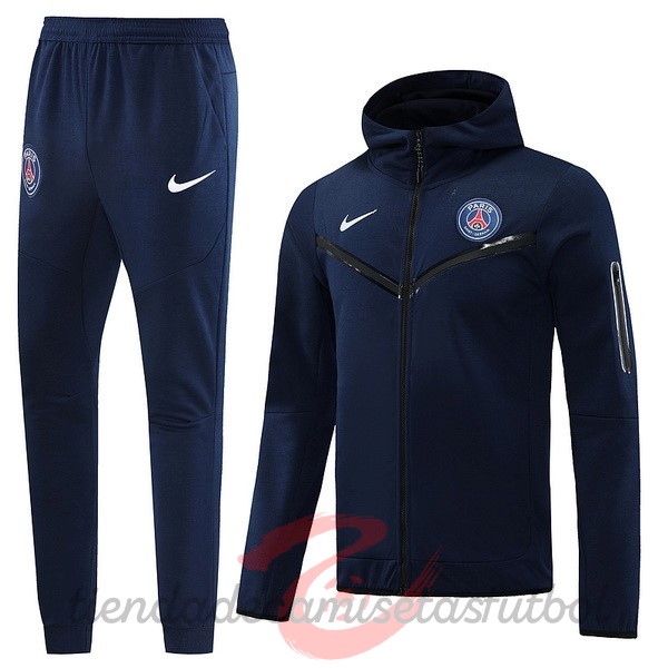Chaqueta Con Capucha Paris Saint Germain 2022 2023 Azul I Marino Camisetas Originales Baratas
