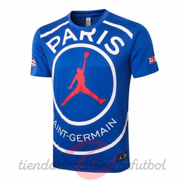 Entrenamiento Paris Saint Germain 2020 2021 Azul Camisetas Originales Baratas