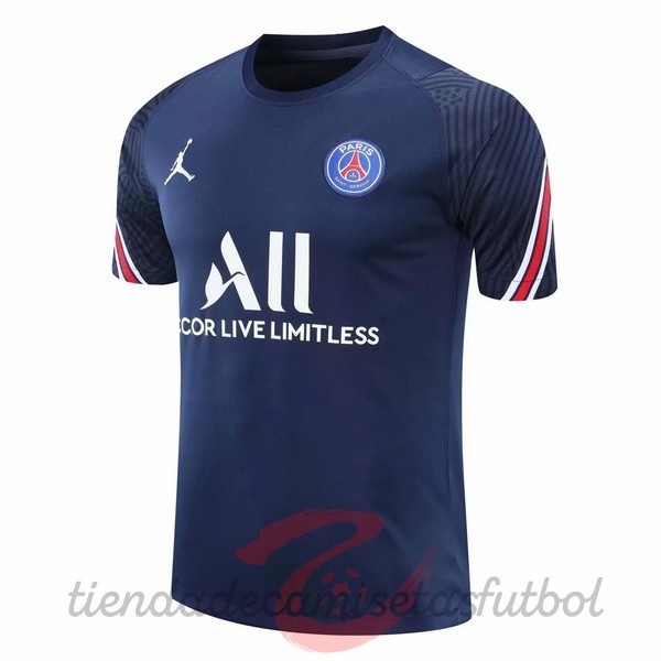 Entrenamiento Paris Saint Germain 2020 2021 Azul Marino Camisetas Originales Baratas
