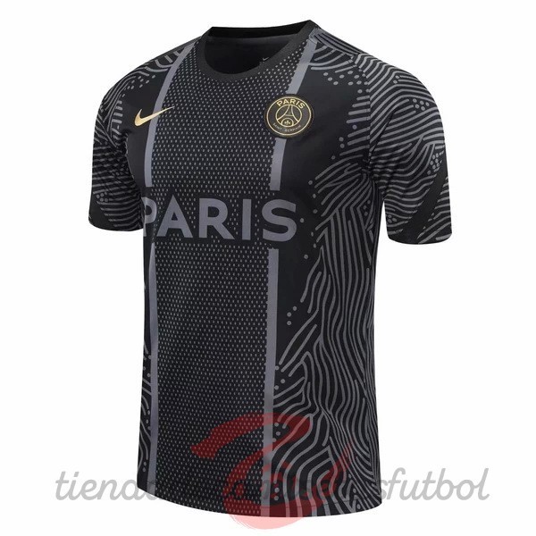 Entrenamiento Paris Saint Germain 2020 2021 Negro Camisetas Originales Baratas
