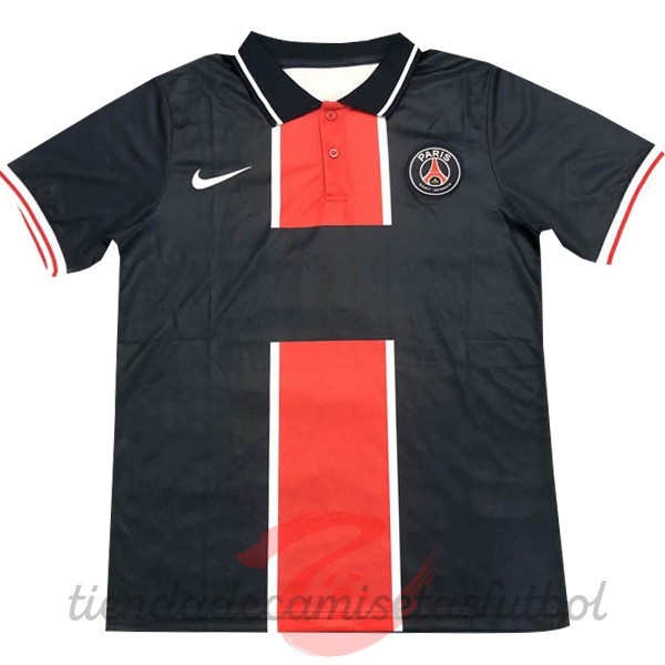 Polo Paris Saint Germain 2020 2021 Azul Rojo Camisetas Originales Baratas