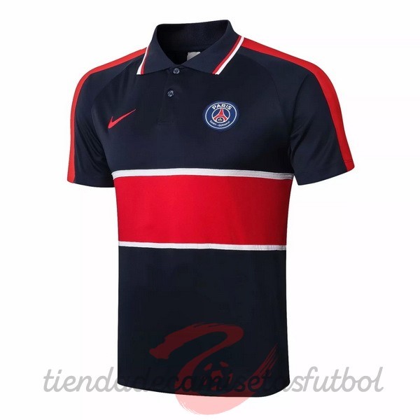 Polo Paris Saint Germain 2020 2021 Negro Rojo Blanco Camisetas Originales Baratas
