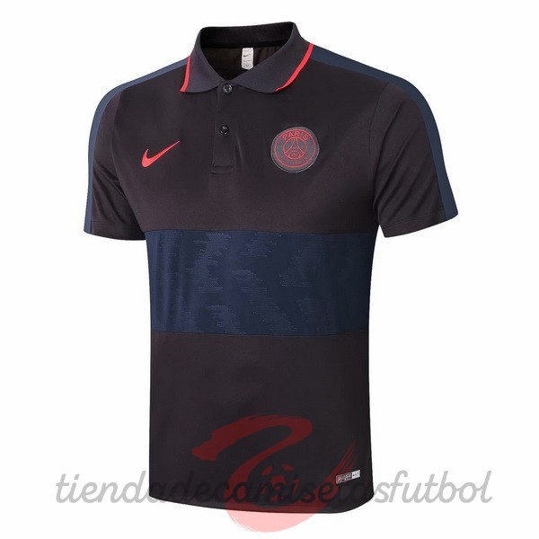 Polo Paris Saint Germain 2020 2021 Negro Rojo Camisetas Originales Baratas