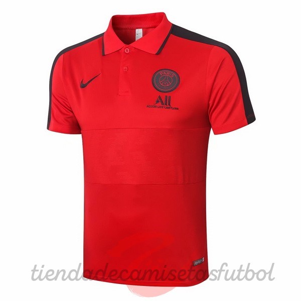 Polo Paris Saint Germain 2020 2021 Rojo Camisetas Originales Baratas