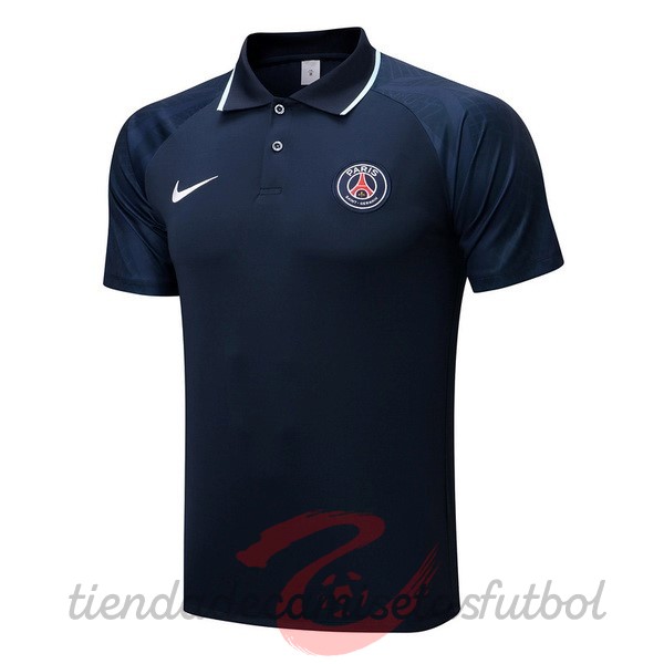 Polo Paris Saint Germain 2022 2023 Azul Marino Camisetas Originales Baratas
