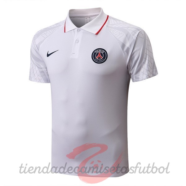 Polo Paris Saint Germain 2022 2023 Blanco Camisetas Originales Baratas