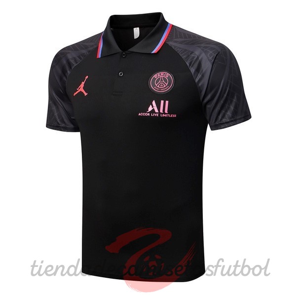 Polo Paris Saint Germain 2022 2023 Negro Camisetas Originales Baratas