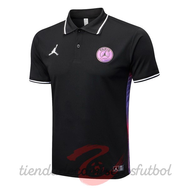 Polo Paris Saint Germain 2022 2023 Negro Purpura Camisetas Originales Baratas