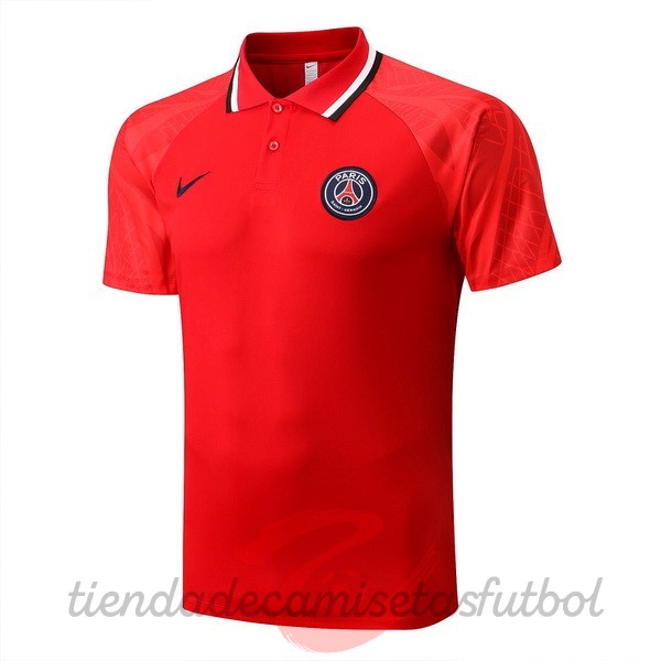 Polo Paris Saint Germain 2022 2023 Rojo Camisetas Originales Baratas