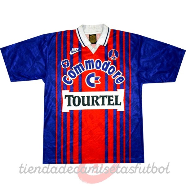 Casa Camiseta Paris Saint Germain Retro 1993 1994 Azul Camisetas Originales Baratas