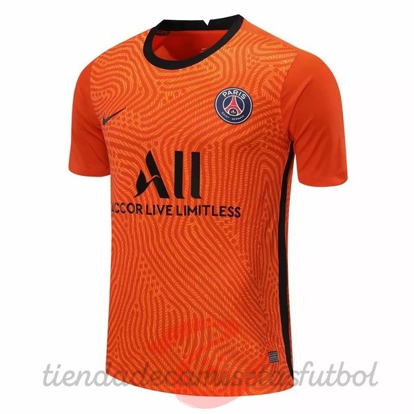 Camiseta Portero Paris Saint Germain 2020 2021 Naranja Camisetas Originales Baratas