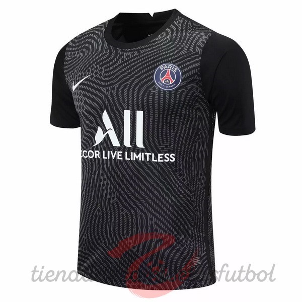 Camiseta Portero Paris Saint Germain 2020 2021 Negro Camisetas Originales Baratas