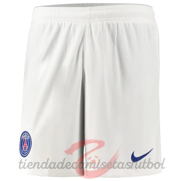 Segunda Pantalones Paris Saint Germain 2020 2021 Blanco Camisetas Originales Baratas