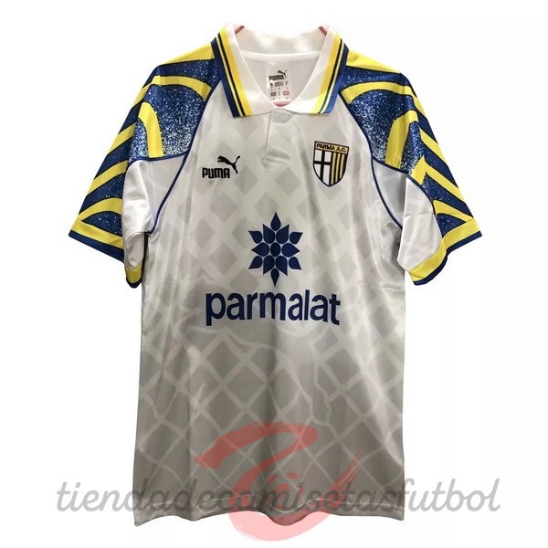 Casa Camiseta Parma Retro 1995 1997 Blanco Camisetas Originales Baratas