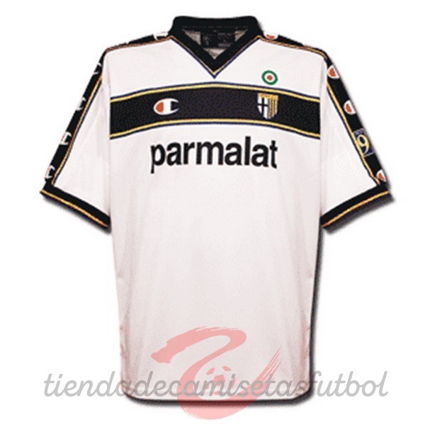 Segunda Camiseta Parma Retro 2002 2003 Blanco Camisetas Originales Baratas