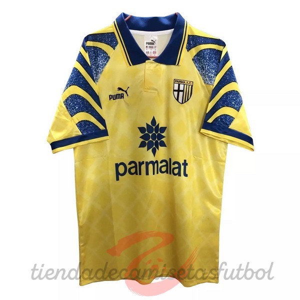 Tercera Camiseta Parma Retro 1995 1997 Amarillo Camisetas Originales Baratas