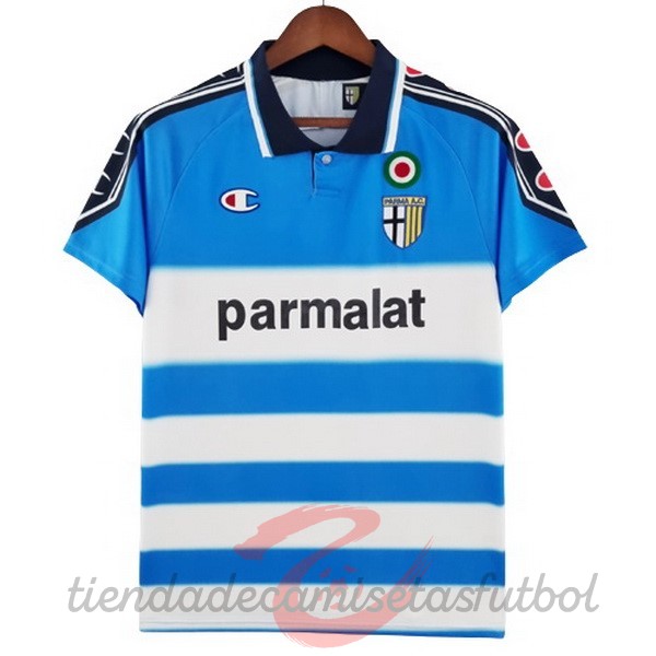 Tercera Camiseta Parma Retro 1999 2000 Azul Camisetas Originales Baratas