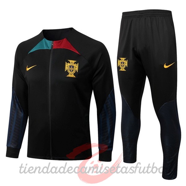 Chandal Portugal 2022 I Negro Camisetas Originales Baratas