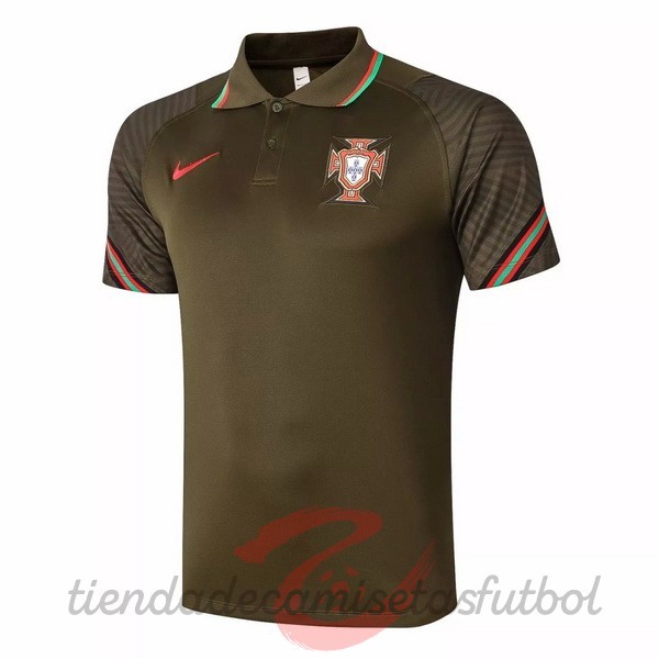 Polo Portugal 2020 Marron Camisetas Originales Baratas