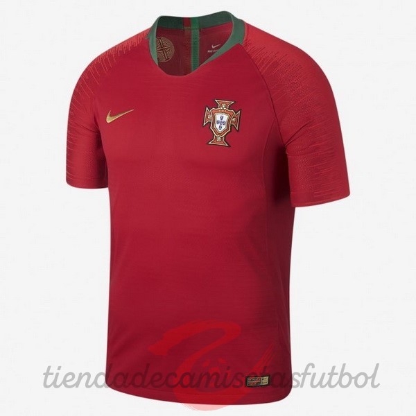 Casa Camiseta Portugal Retro 2018 Rojo Camisetas Originales Baratas