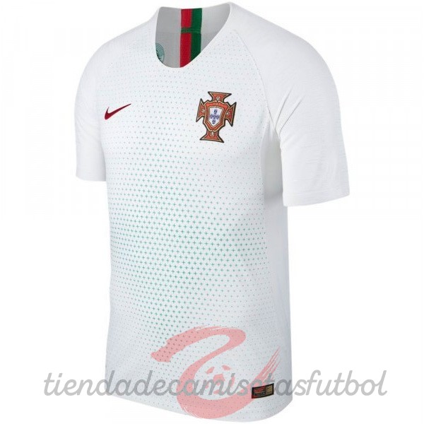 Segunda Camiseta Portugal Retro 2018 Blanco Camisetas Originales Baratas
