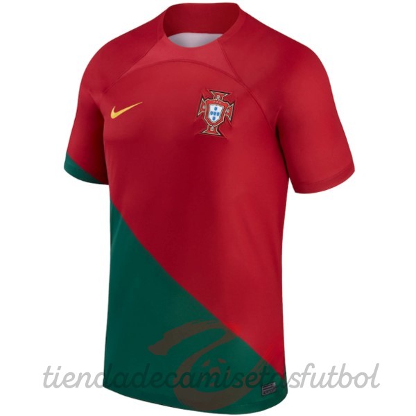 Casa Camiseta Portugal 2022 Rojo Camisetas Originales Baratas