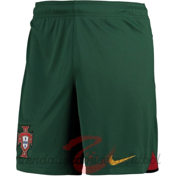 Casa Pantalones Portugal 2022 Verde Camisetas Originales Baratas