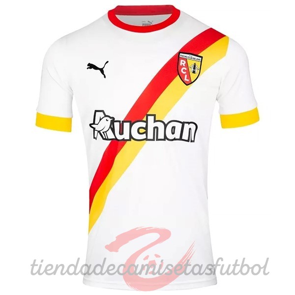 Tailandia Tercera Camiseta RC Lens 2022 2023 Blanco Camisetas Originales Baratas