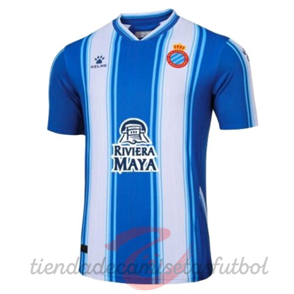 Tailandia Casa Camiseta RCD Español 2022 2023 Azul Camisetas Originales Baratas