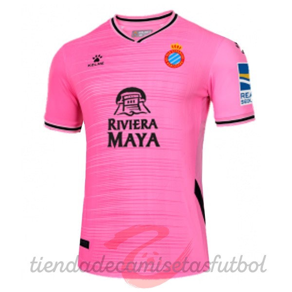 Tailandia Segunda Camiseta RCD Español 2022 2023 Rosa Camisetas Originales Baratas