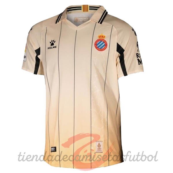 Tercera Camiseta RCD Español 2020 2021 Amarillo Camisetas Originales Baratas