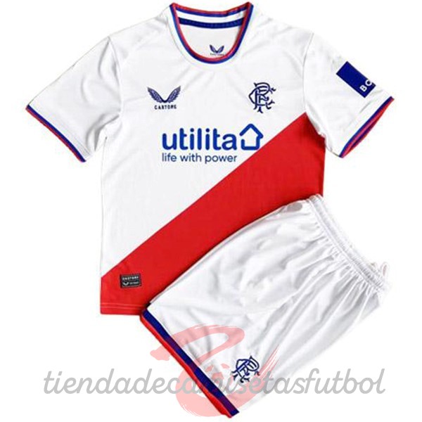 Tercera Conjunto De Niños Rangers 2022 2023 Blanco Camisetas Originales Baratas