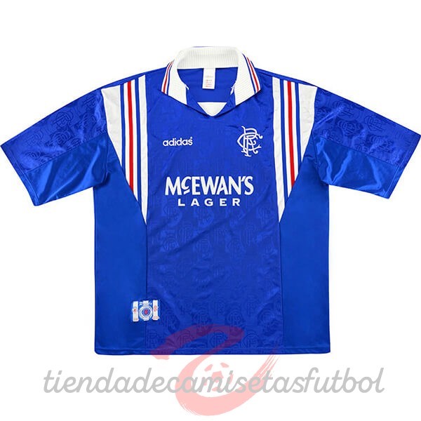 Casa Camiseta Rangers Retro 1996 1997 Azul Camisetas Originales Baratas